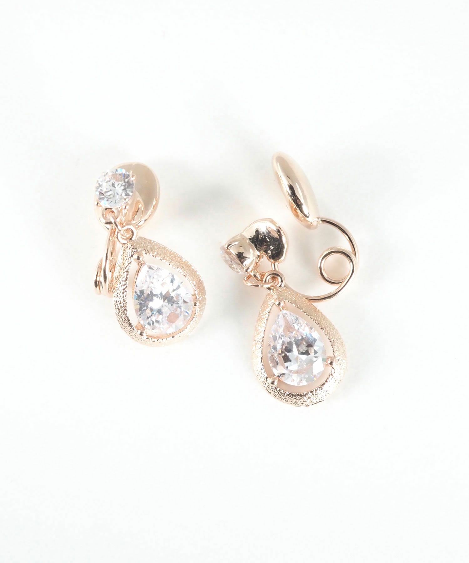 ドロップビジューグランループフィットイヤリング