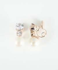 ツインクルパールグランループフィットイヤリング