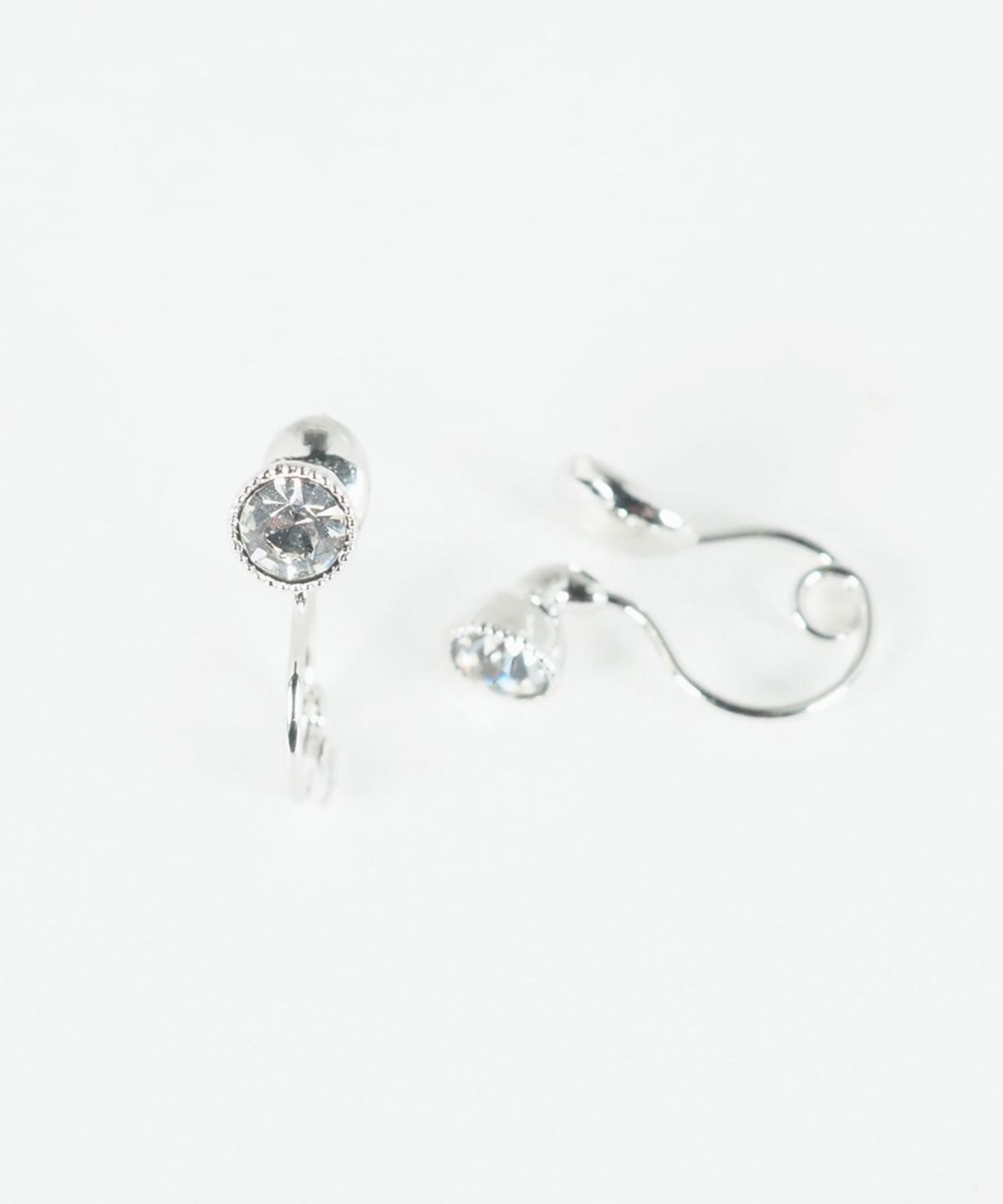 バースデーカラーストーンループフィットイヤリング