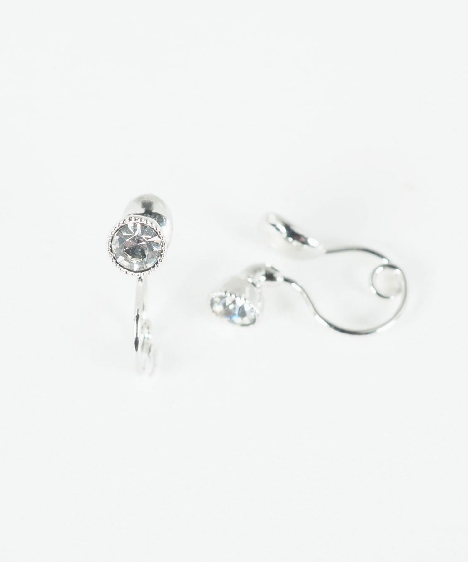 バースデーカラーストーンループフィットイヤリング