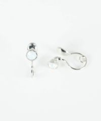 バースデーカラーストーンループフィットイヤリング