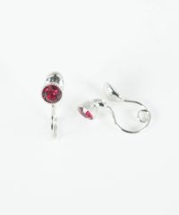 バースデーカラーストーンループフィットイヤリング