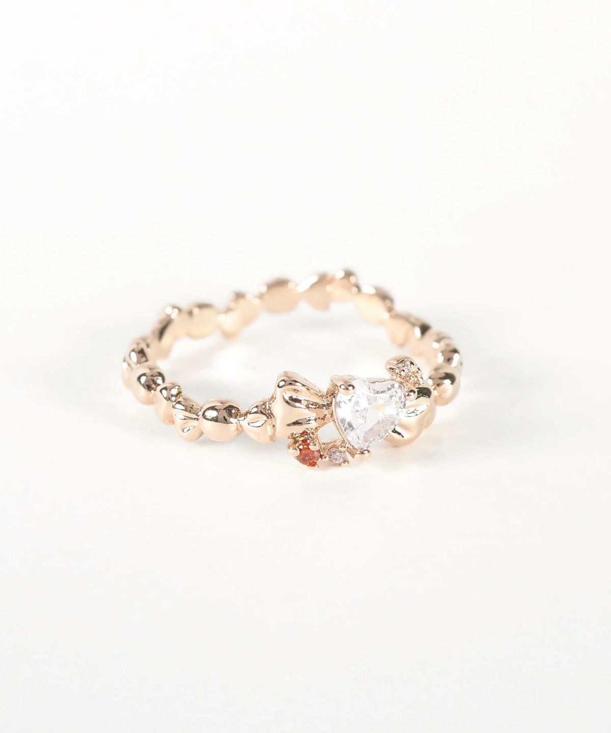 ハーテッドリボンリング【MUK shady sophy】