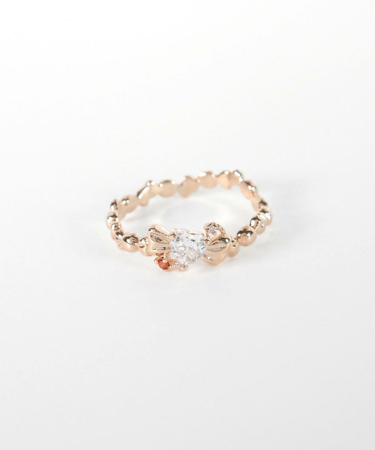 ハーテッドリボンリング【MUK shady sophy】