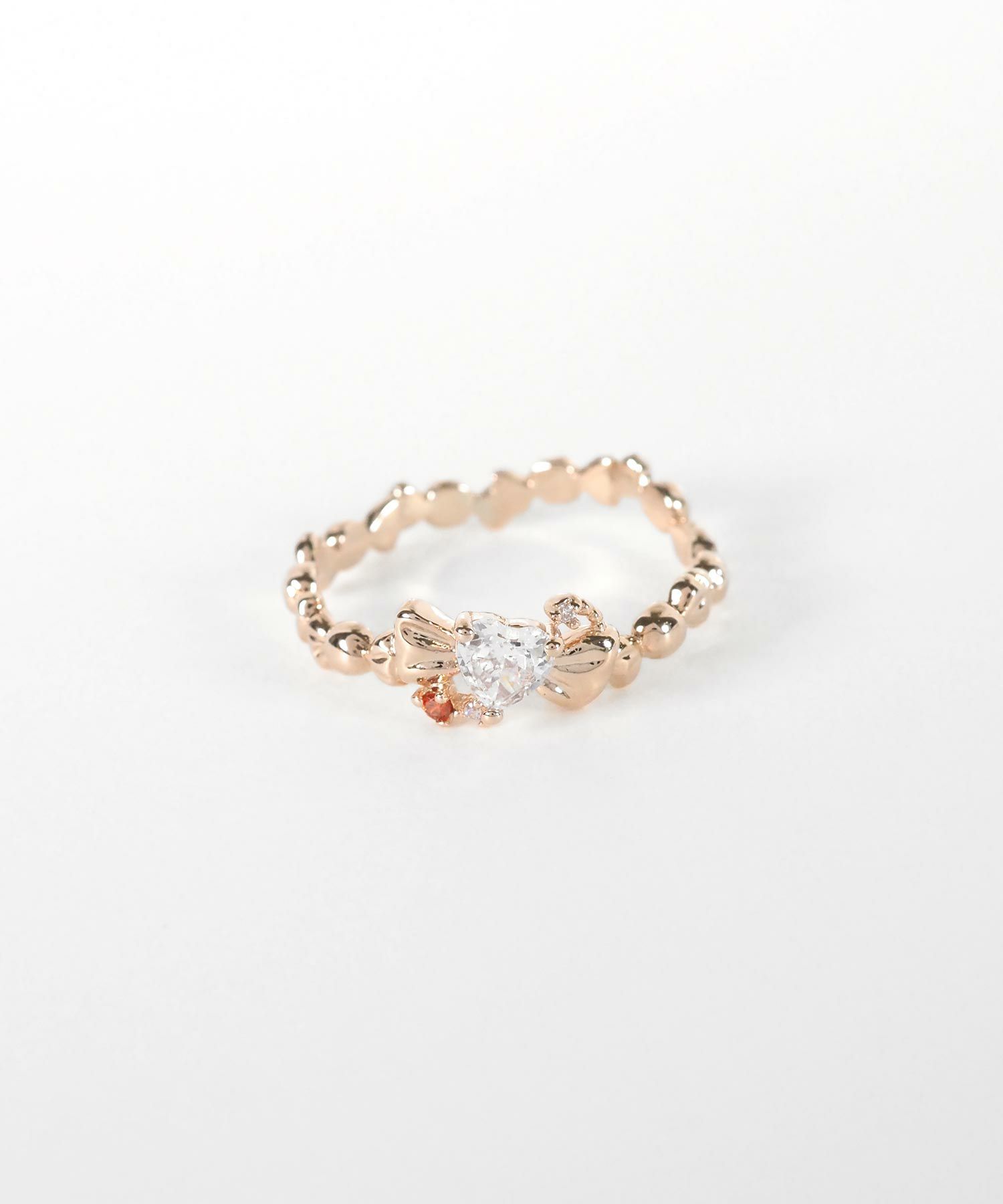 ハーテッドリボンリング【MUK shady sophy】