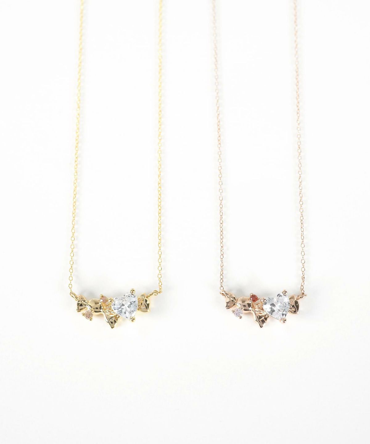 ハーテッドリボンネックレス【MUK shady sophy】