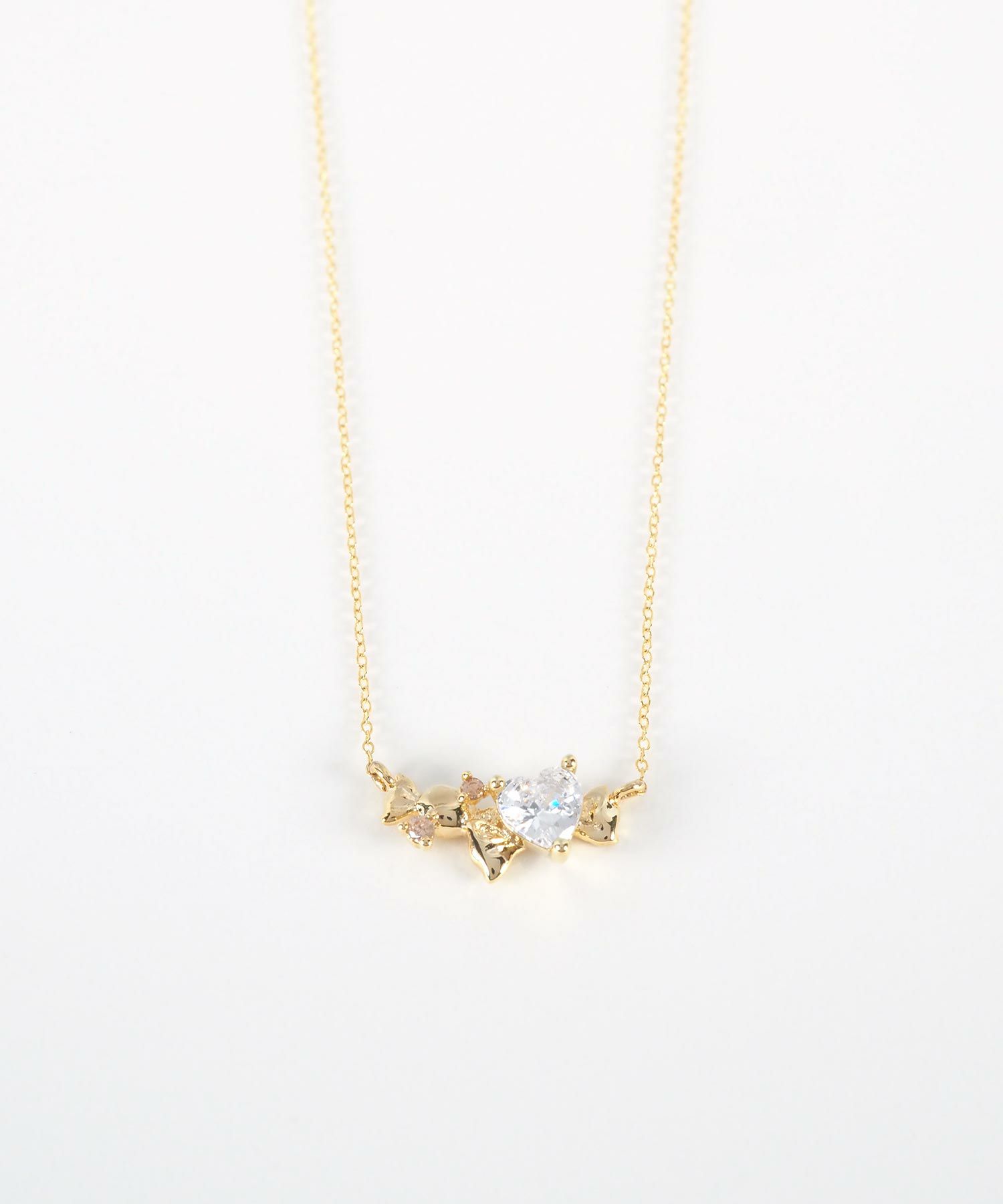 ハーテッドリボンネックレス【MUK shady sophy】