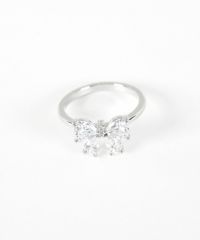 キュービックプチリボンリング【Dahlia】