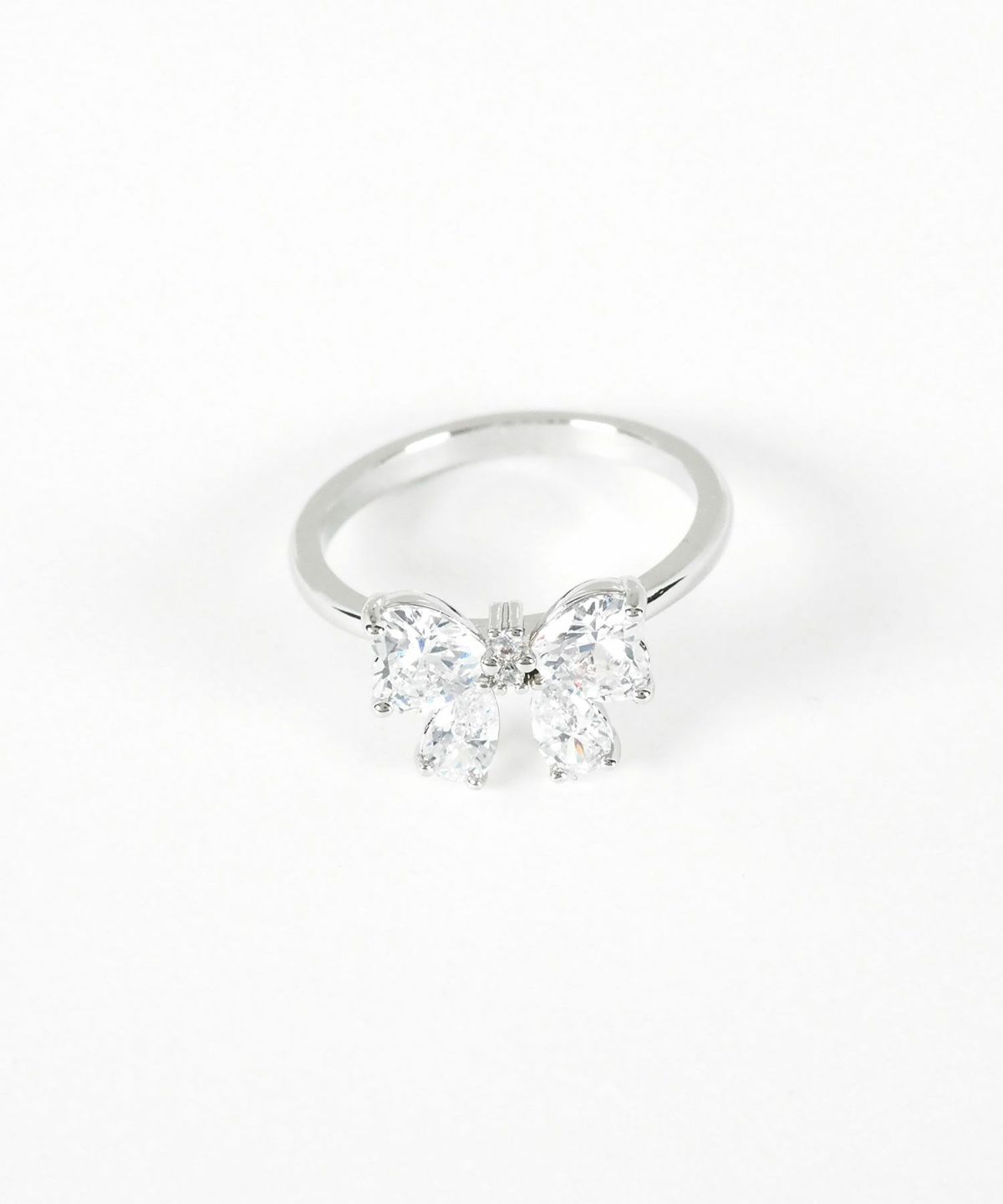 キュービックプチリボンリング【Dahlia】