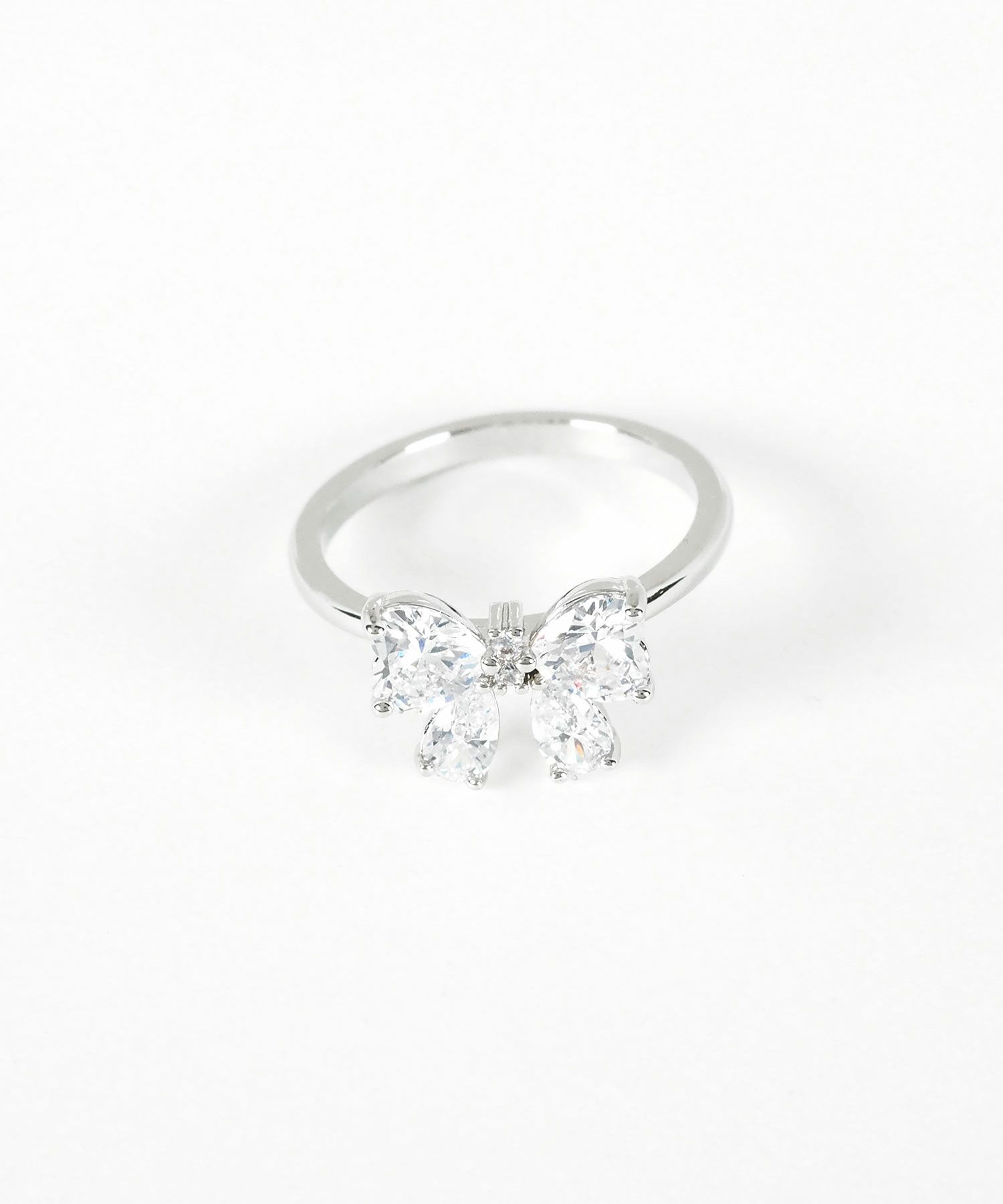 キュービックプチリボンリング【Dahlia】