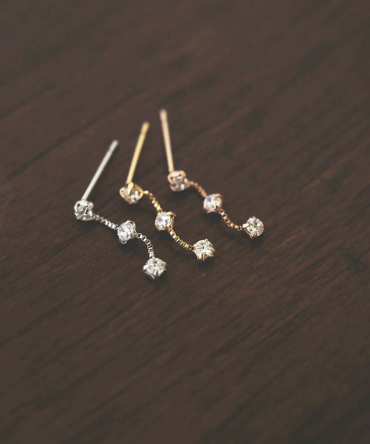 【web限定】[K10]WGトロワジルコニアピアス