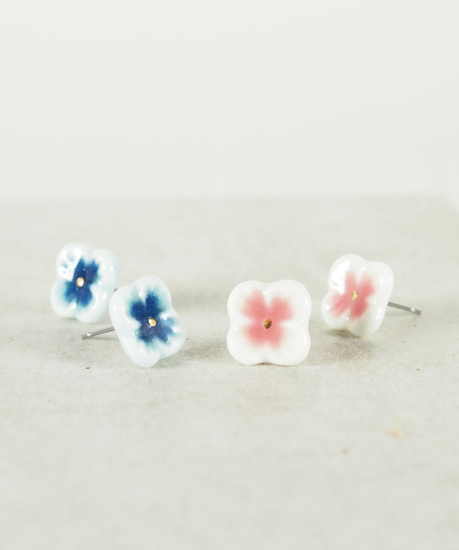 美濃焼タイルプチピアス