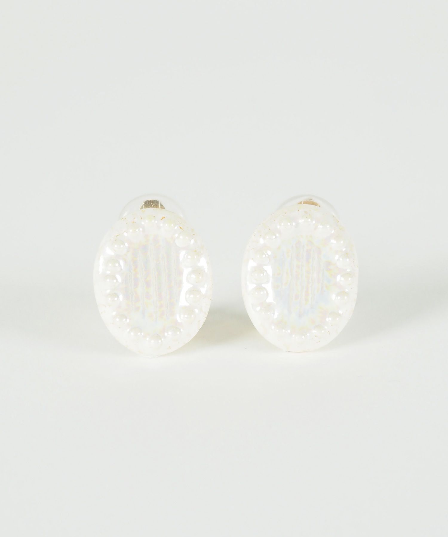 美濃焼タイル人魚の涙イヤリング