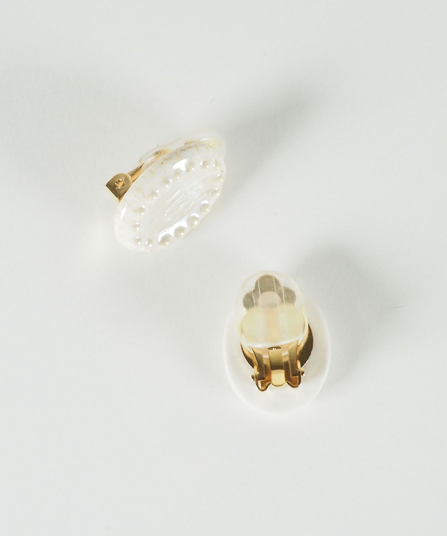 美濃焼タイル人魚の涙イヤリング