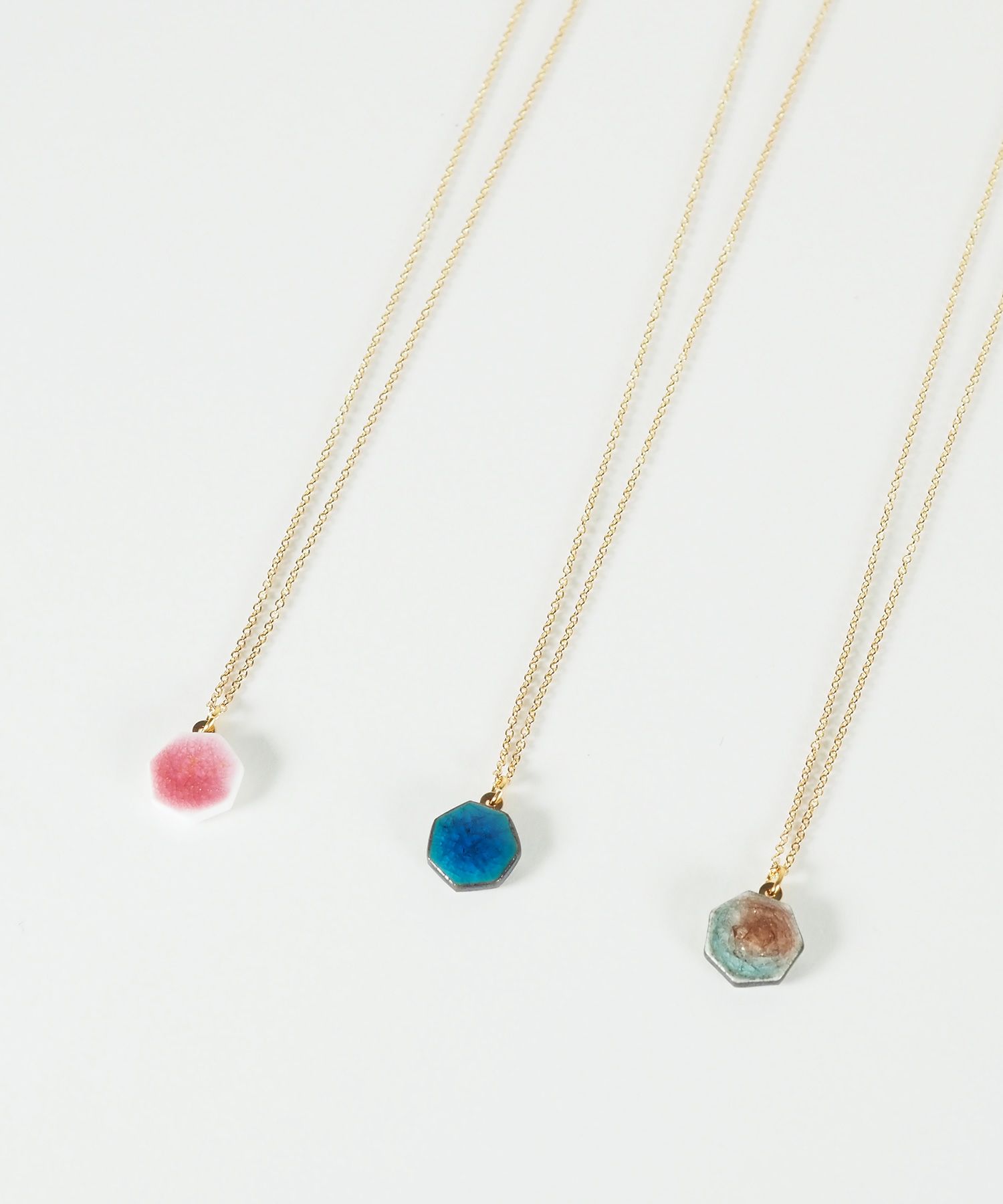 美濃焼タイル小端掛ネックレス【七窯社】