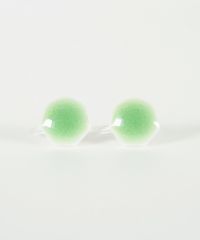 美濃焼タイル透色イヤリング