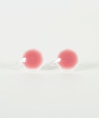 美濃焼タイル透色イヤリング