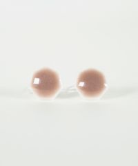 美濃焼タイル透色イヤリング