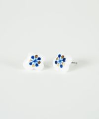 美濃焼タイルわたぐもピアス