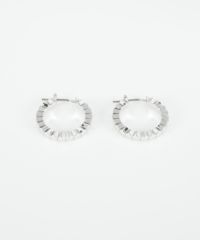 ヘキサゴンスリムフープピアス