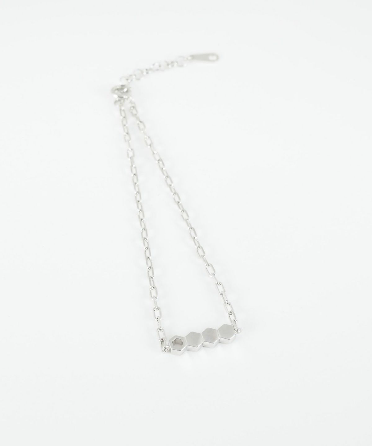 ヘキサゴンチェーンブレスレット