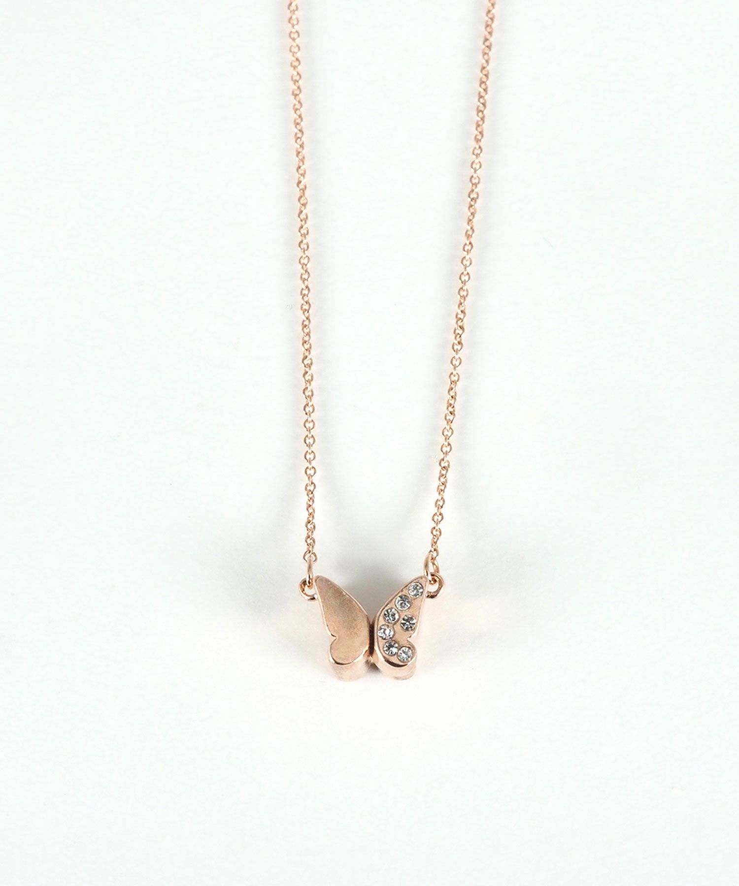 ビジューバタフライマグネットペンダント