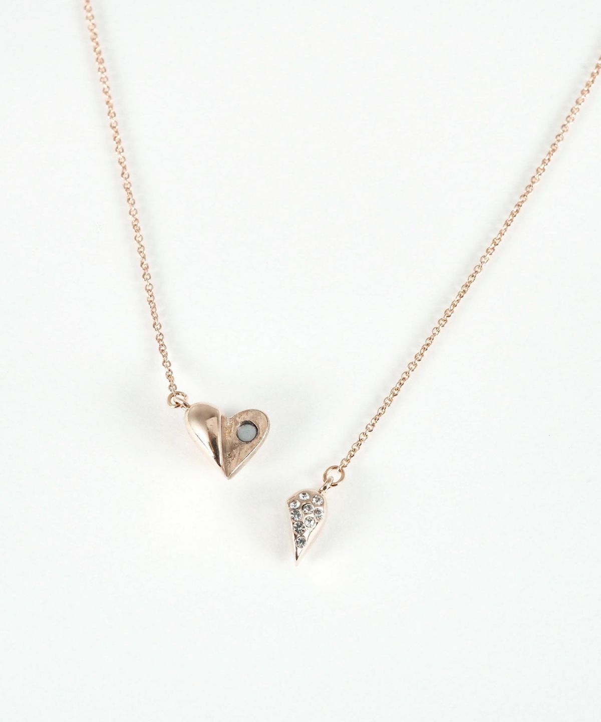 ビジューハートマグネットペンダント