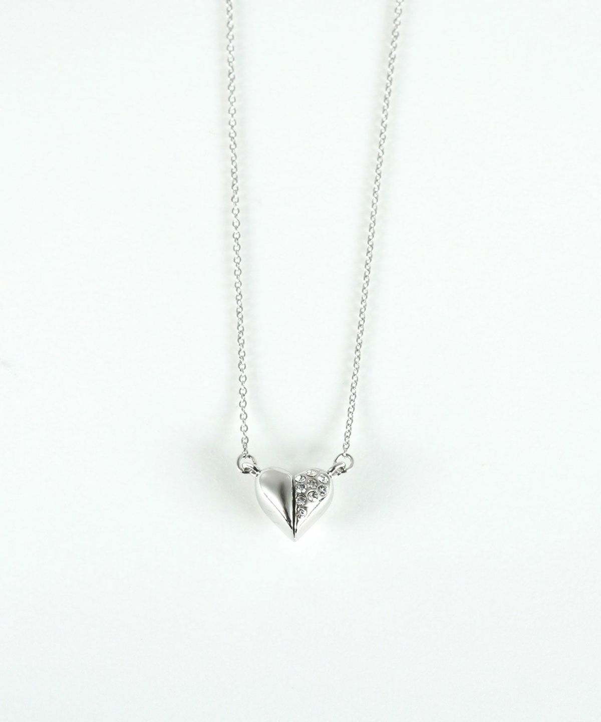 ビジューハートマグネットペンダント