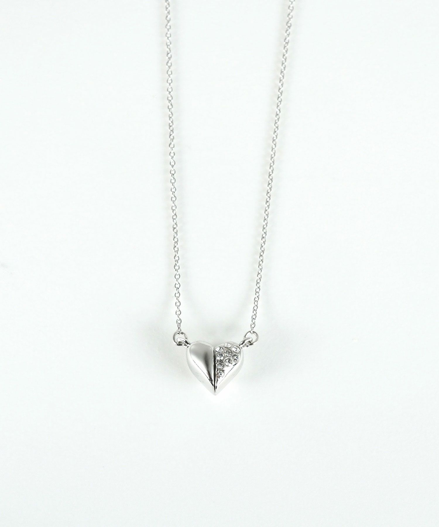 ビジューハートマグネットペンダント