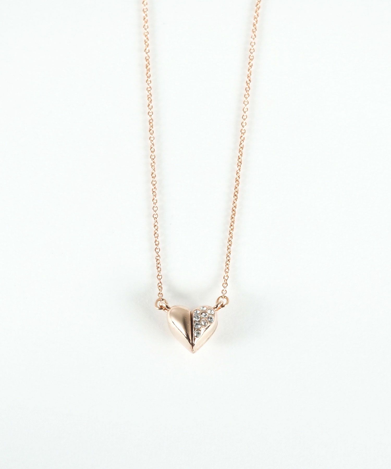 ビジューハートマグネットペンダント