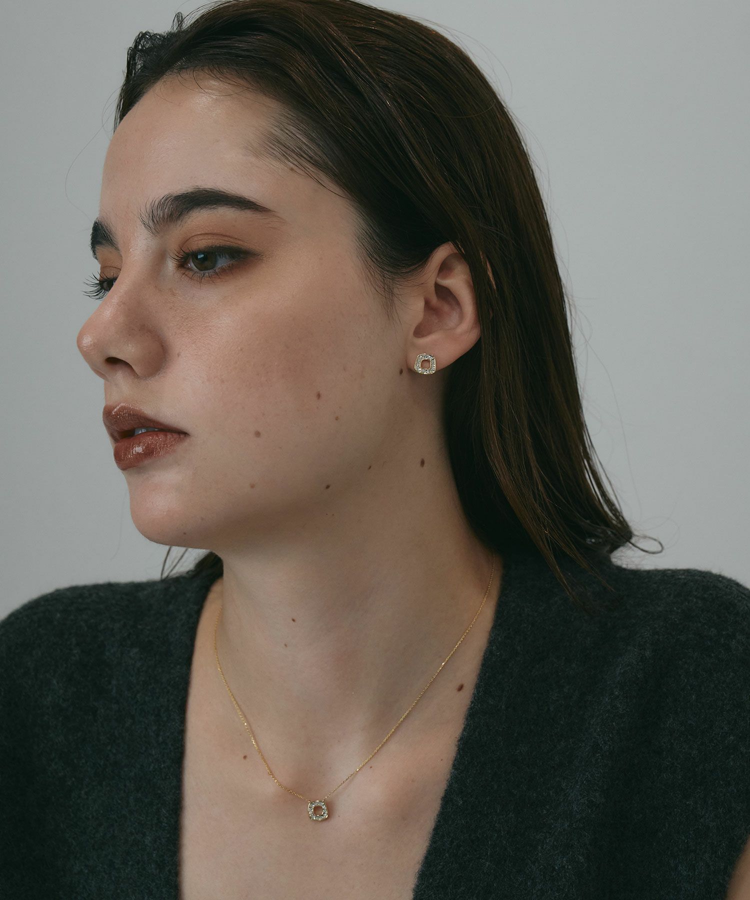 トラぺゾイドプチペンダント【MUK petite charme】