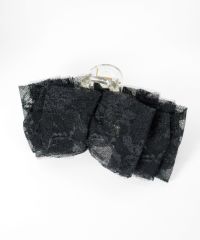 レースリボンバンスクリップ