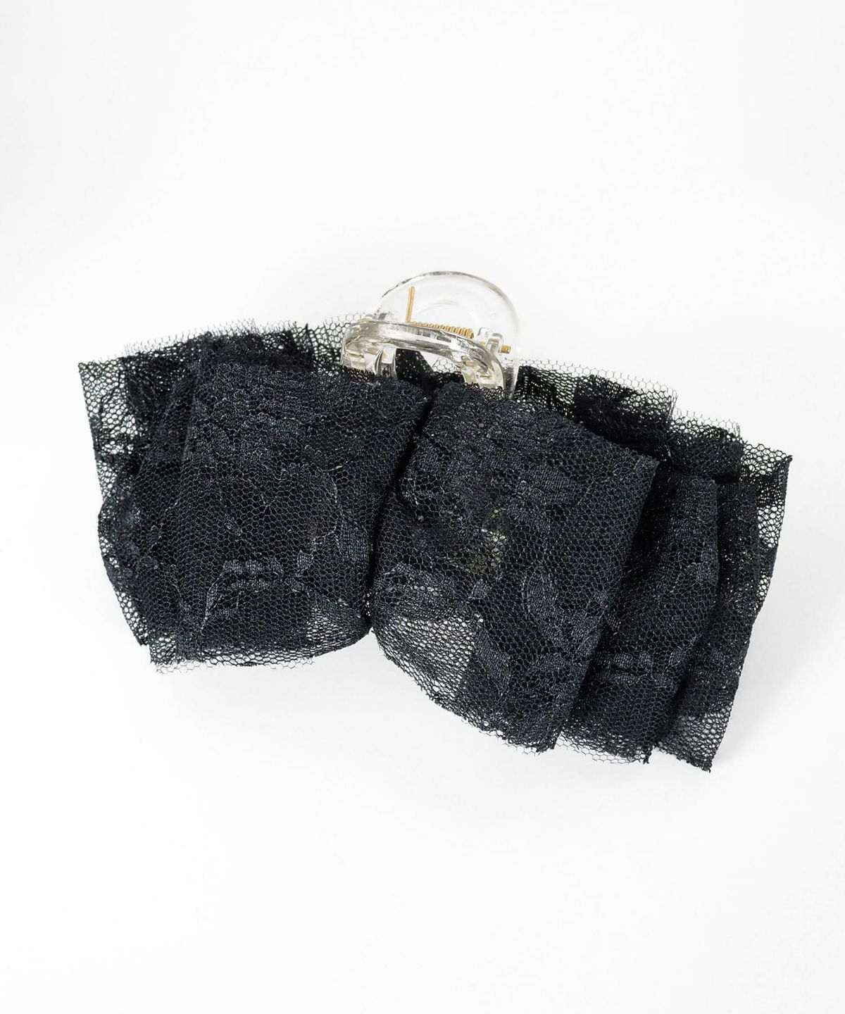 レースリボンバンスクリップ