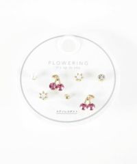 チェリーステンレスポストセットピアス