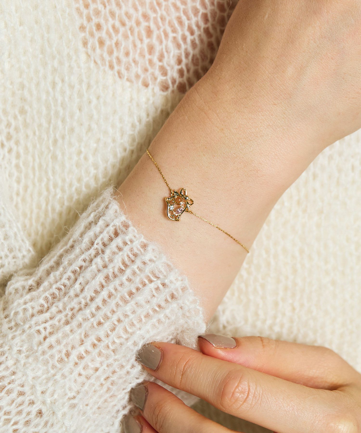 ナチュラルストーンベルブレスレット【MUK Dreamy stone】