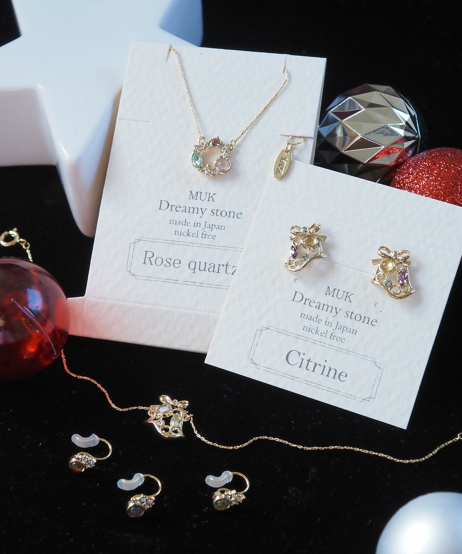 ナチュラルストーンベルブレスレット【MUK Dreamy stone】