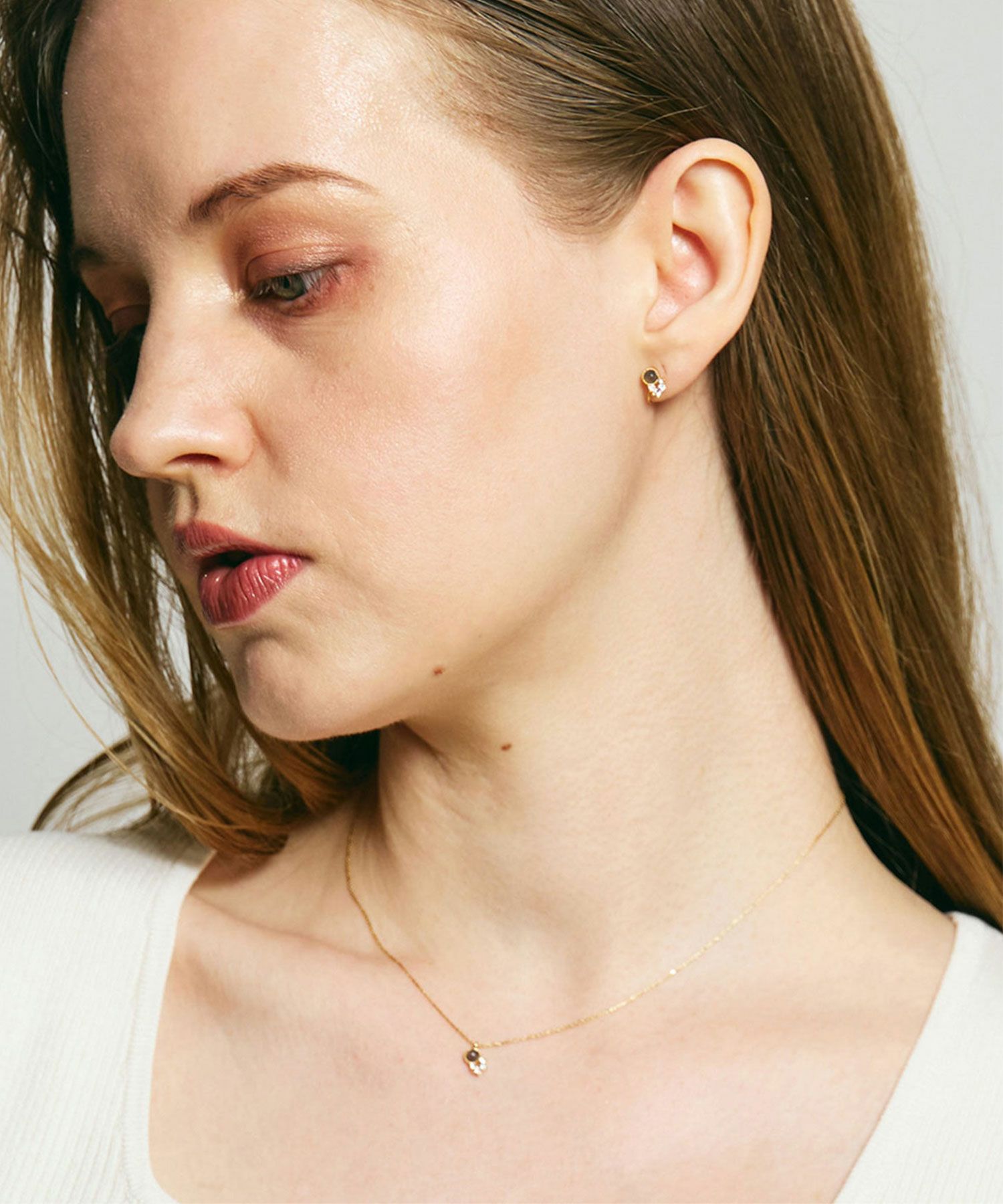 ナチュラルストーンシューティングスターネックレス【MUK Dreamy stone】