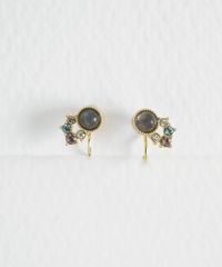 ナチュラルストーンシューティングスターイヤリング【MUK Dreamy stone】