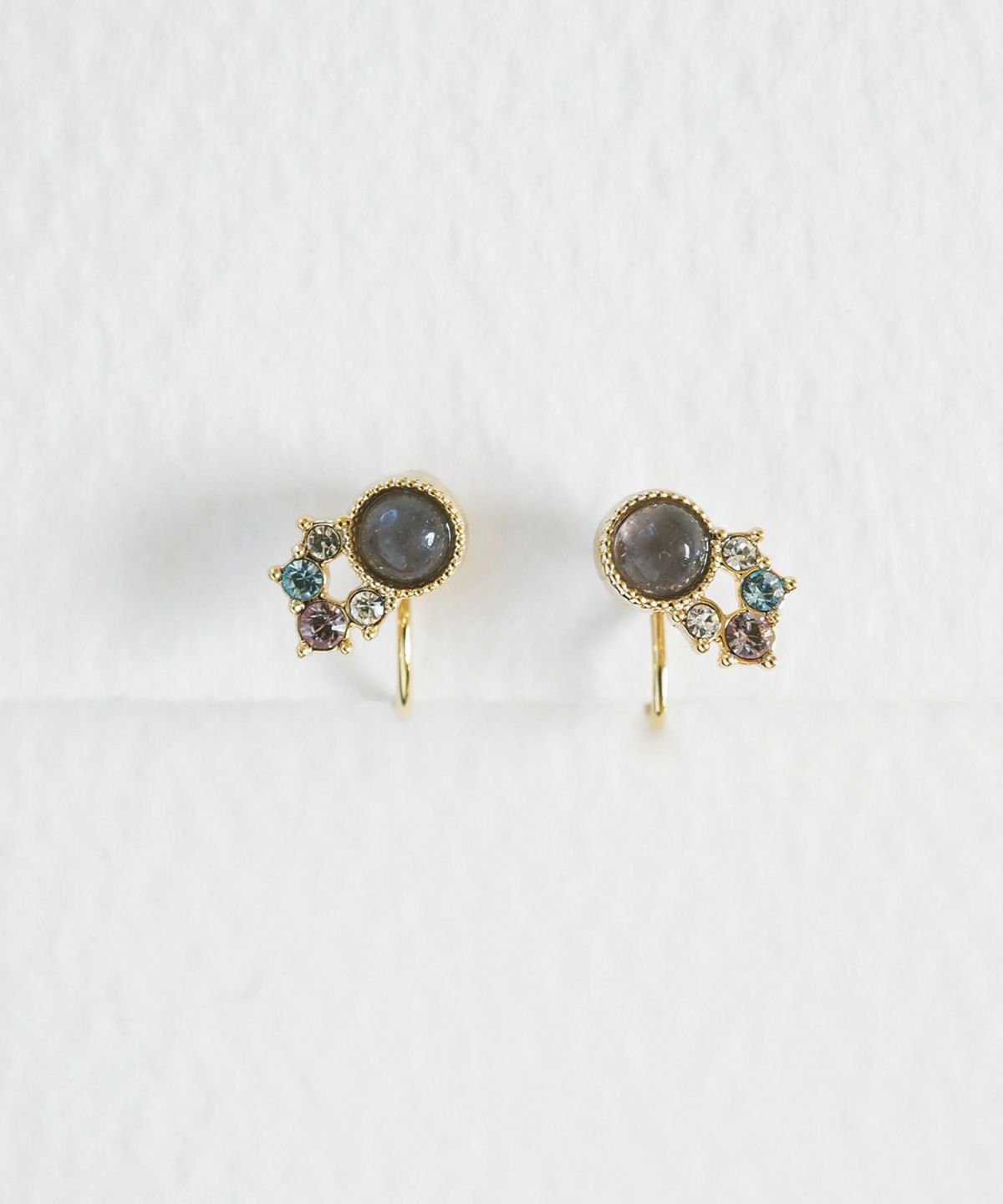 ナチュラルストーンシューティングスターイヤリング【MUK Dreamy stone】