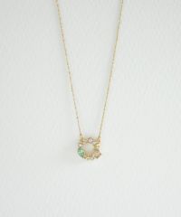 ナチュラルストーンフラワーリースネックレス【MUK Dreamy stone】