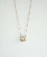 ナチュラルストーンフラワーリースネックレス【MUK Dreamy stone】