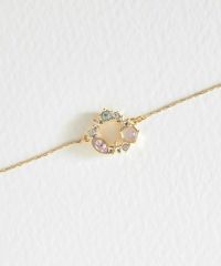 ナチュラルストーンフラワーリースブレスレット【MUK Dreamy stone】