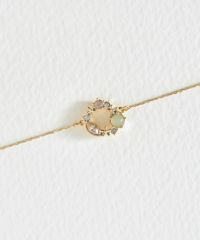 ナチュラルストーンフラワーリースブレスレット【MUK Dreamy stone】