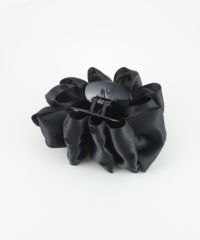 サテンドットフリルバンスクリップ