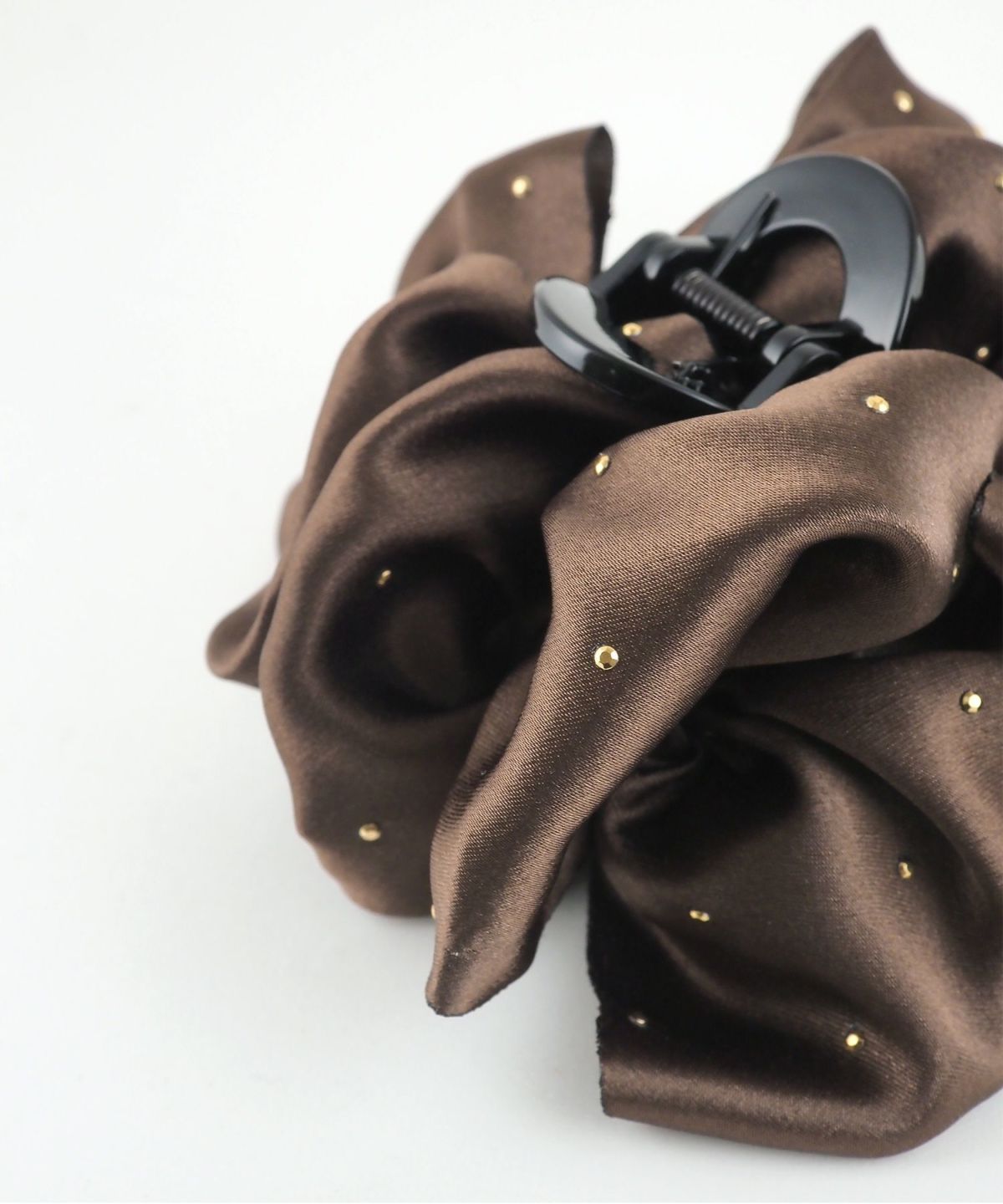 サテンタイニードットバンスクリップ