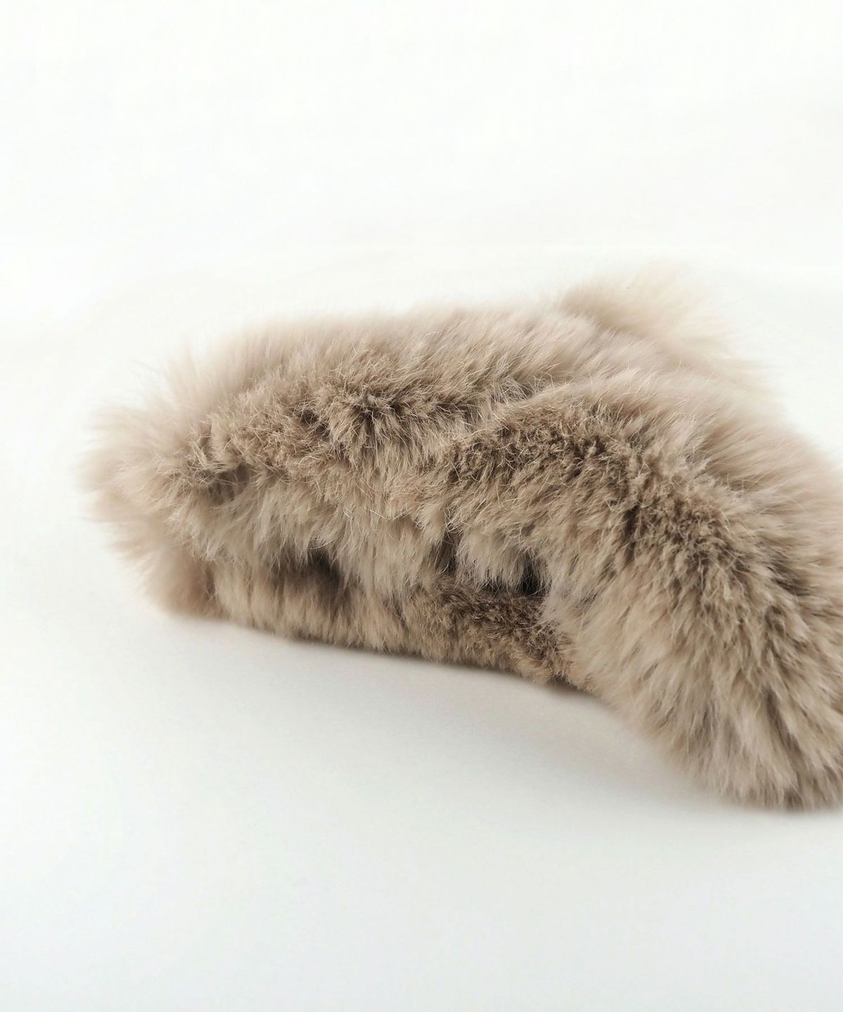 ふわふわファーバンスクリップ