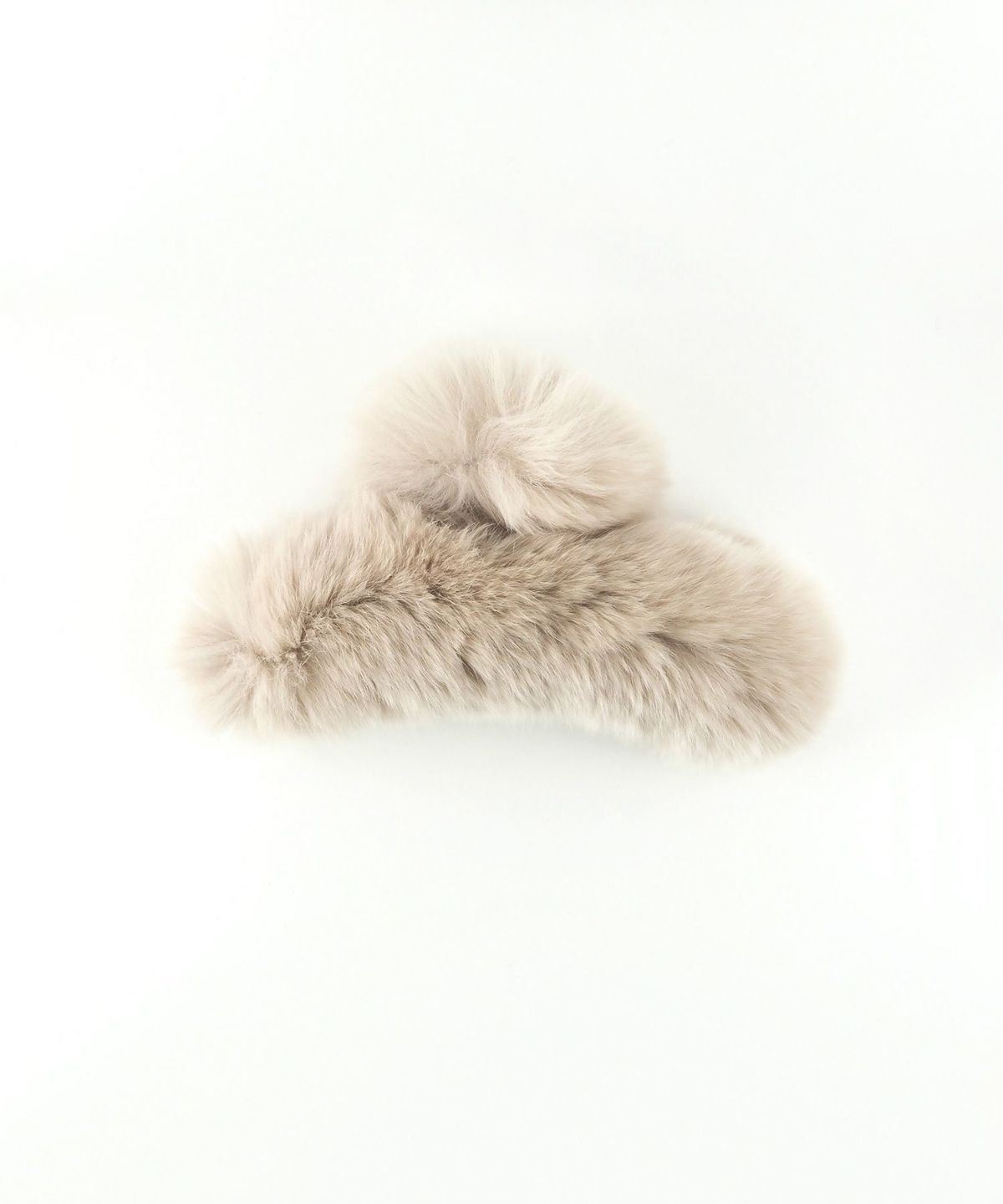 ふわふわファーバンスクリップ