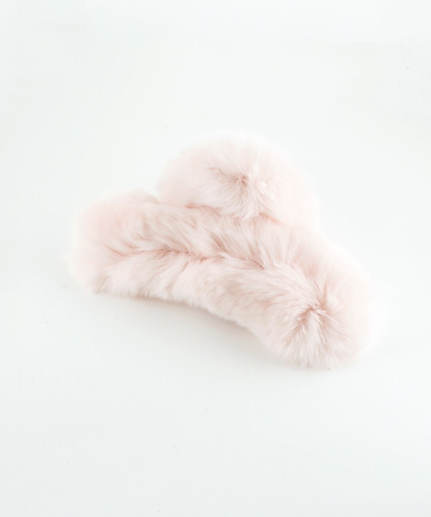 ふわふわファーバンスクリップ