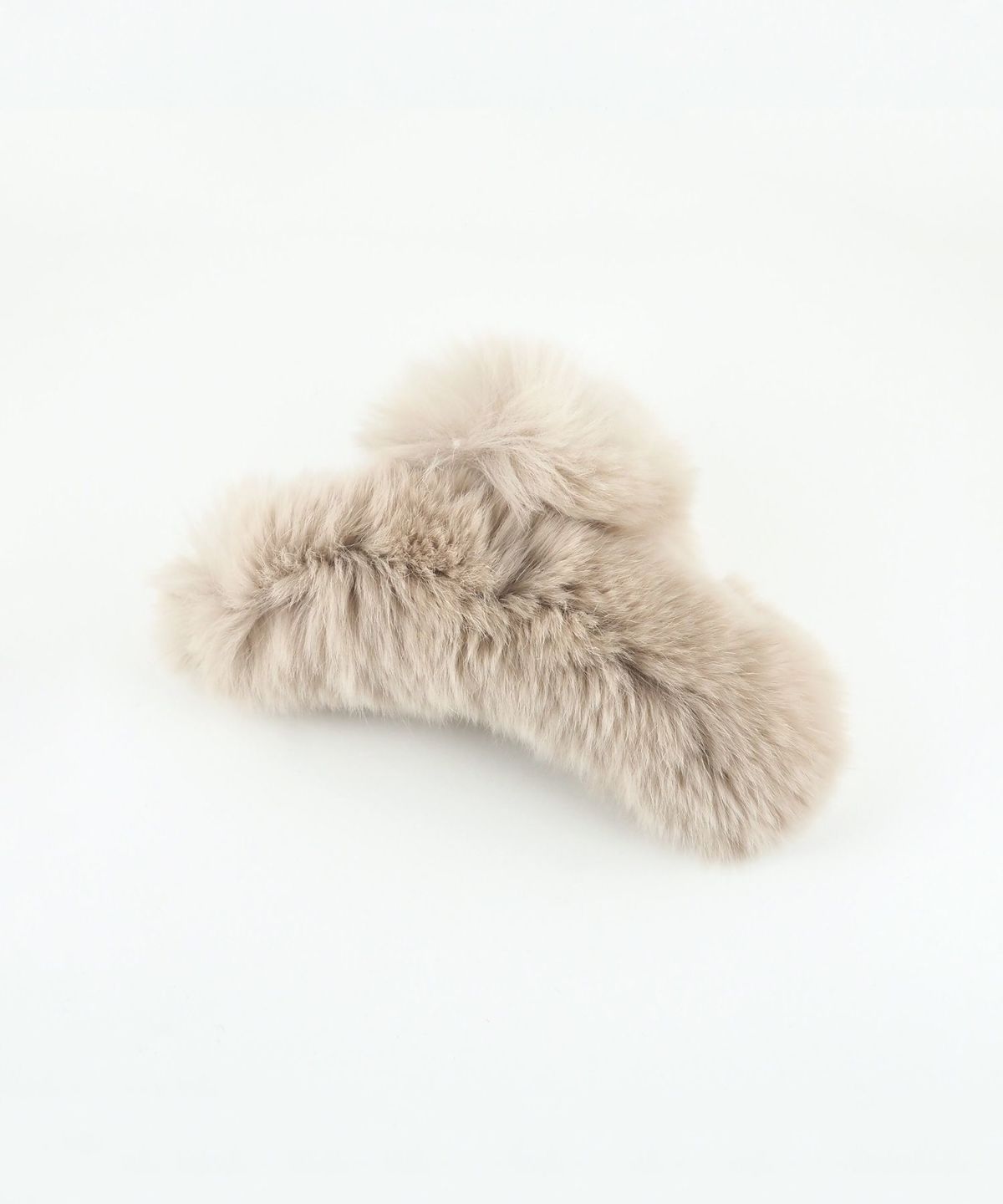 ふわふわファーバンスクリップ