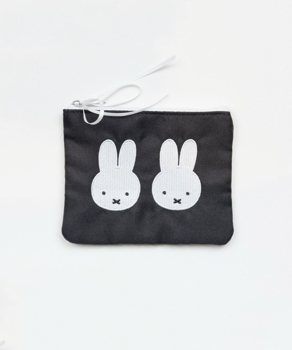 ミッフィー チドリ＆モノトーン ミニフラットポーチ